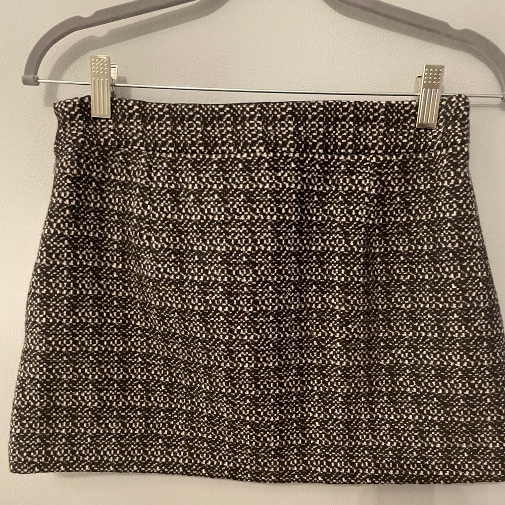 Theory Wool Houndstooth Skirt Size 2